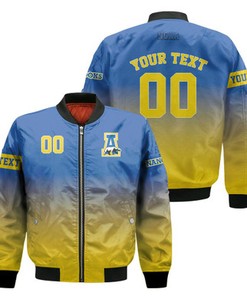 Alaska Nanooks Fadded Bomber Jacket - NCAA