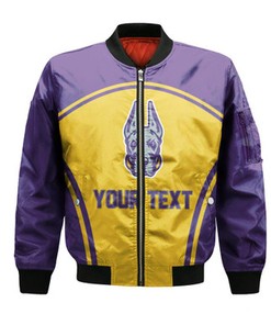 Albany Great Danes Bomber Curve Style Sport- NCAA