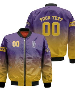 Albany Great Danes Fadded Bomber Jacket - NCAA