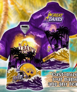 Albany Great Danes NCAA Best Hawaiian Shirt Ever- Customize Any Team Any League