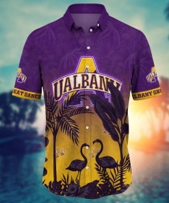 Albany Great Danes NCAA Flower Hawaii Shirt For Fans Ver 11