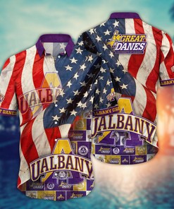 Albany Great Danes NCAA Flower Hawaii Shirt For Fans Ver 12