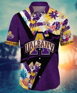 Albany Great Danes NCAA Flower Hawaii Shirt For Fans Ver 13
