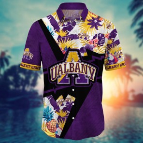 Albany Great Danes NCAA Flower Hawaii Shirt For Fans Ver 13