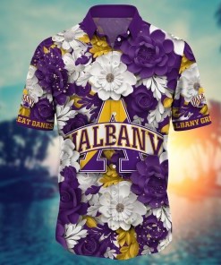 Albany Great Danes NCAA Flower Hawaii Shirt For Fans Ver 14
