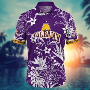 Albany Great Danes NCAA Flower Hawaii Shirt For Fans Ver 15