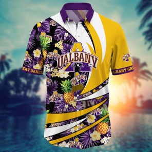 Albany Great Danes NCAA Flower Hawaii Shirt For Fans Ver 18