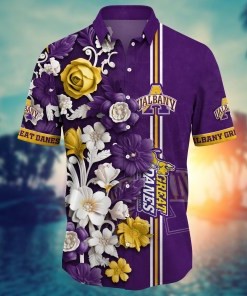 Albany Great Danes NCAA Flower Hawaii Shirt For Fans Ver 2