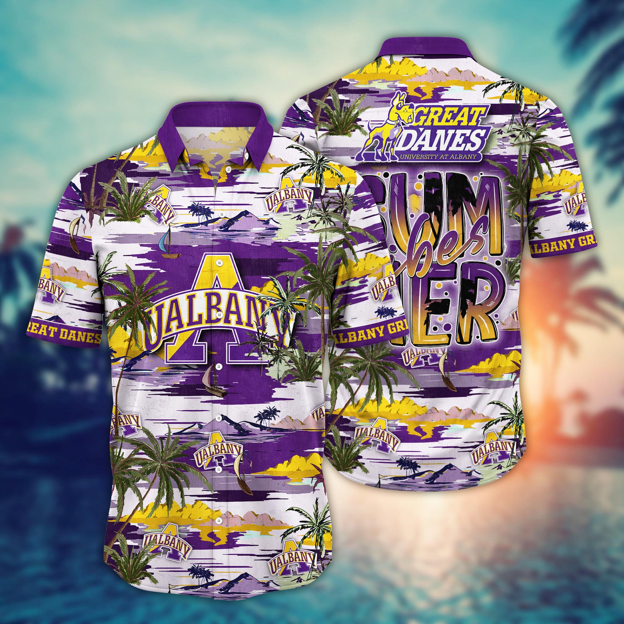 Albany Great Danes NCAA Flower Hawaii Shirt For Fans Ver 21