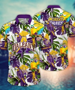 Albany Great Danes NCAA Flower Hawaii Shirt For Fans Ver 3