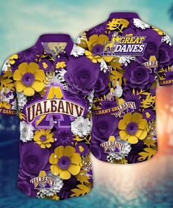 Albany Great Danes NCAA Flower Hawaii Shirt For Fans Ver 37