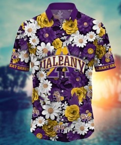 Albany Great Danes NCAA Flower Hawaii Shirt For Fans Ver 5