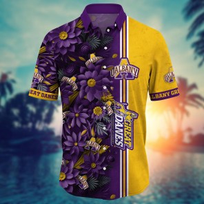 Albany Great Danes NCAA Flower Hawaii Shirt For Fans Ver 6