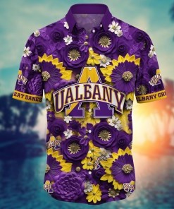 Albany Great Danes NCAA Hawaiian Shirt for This Summer Customize Shirt Any Team