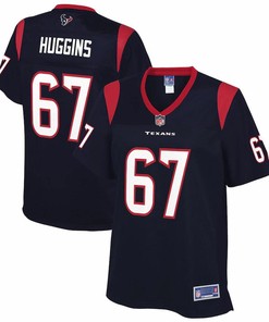Albert Huggins Houston Texans Nfl Pro Line Womens Team Player Jersey - Navy