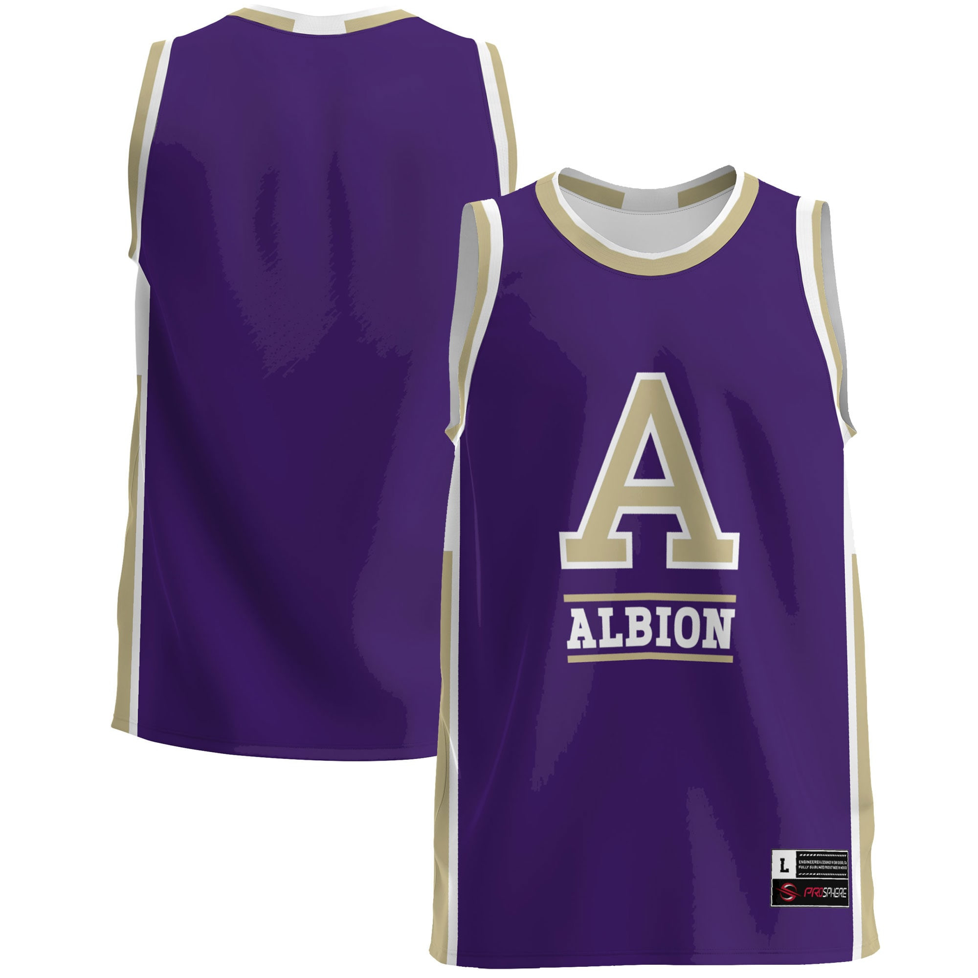 Albion Britons Basketball Jersey - Purple Ncaa