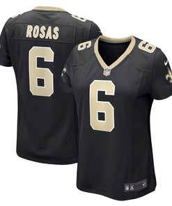 Aldrick Rosas New Orleans Saints Womens Game Jersey - Black Nfl