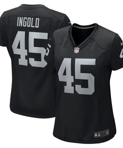 Alec Ingold Las Vegas Raiders Womens Game Jersey - Black Nfl