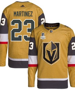 Alec Martinez 23 Vegas Golden Knights Stanley Cup 2023 Final Patch Home Breakaway Men Jersey - Gold