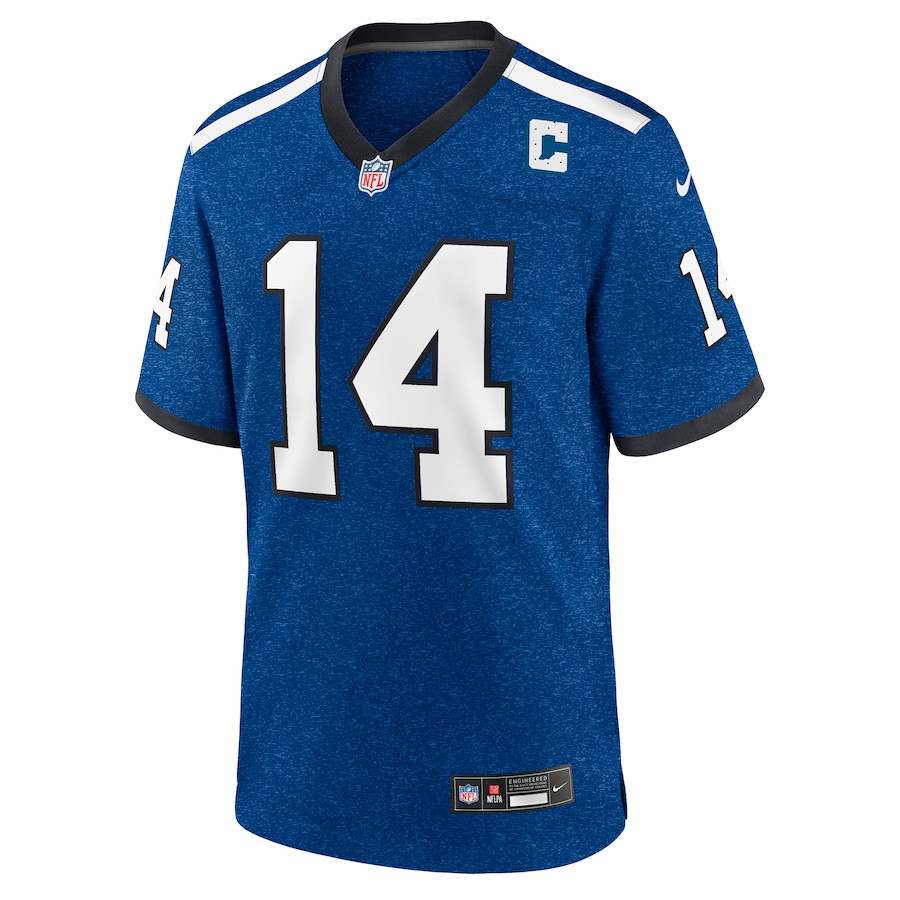 Alec Pierce 14 Indianapolis Colts Indiana Nights Alternate Game Men Jersey - Royal