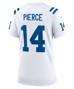Alec Pierce 14 Indianapolis Colts Women's Away Game Player Jersey - White