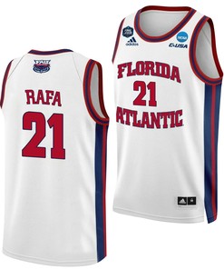 Alejandro Ralat 21 FAU Owls 2023 Final Four Basketball Men Jersey- White