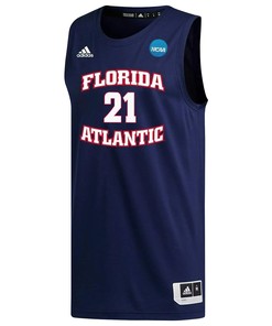 Alejandro Ralat 21 FAU Owls 2023 March Madness Basketball Men Jersey- Navy