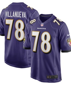 Alejandro Villanueva Baltimore Ravens Game Jersey - Purple Nfl