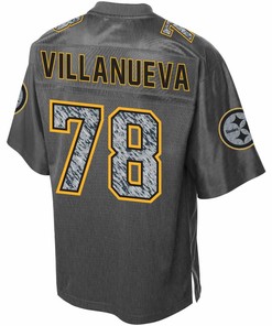 Alejandro Villanueva Pittsburgh Steelers Nfl Pro Line Fashion Static Jersey - Gray