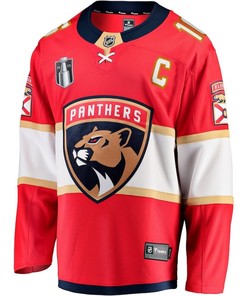 Aleksander Barkov 16 Florida Panthers 2023 Stanley Cup Final Home Breakaway Player Jersey - Red