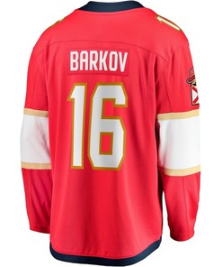 Aleksander Barkov 16 Florida Panthers 2023 Stanley Cup Final Home Breakaway Player Jersey - Red