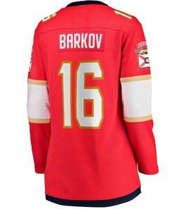 Aleksander Barkov 16 Florida Panthers Women's 2023 Stanley Cup Final Home Breakaway Player Jersey - Red