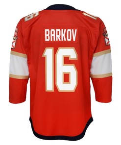 Aleksander Barkov 16 Florida Panthers Youth 2023 Stanley Cup Final Home Jersey - Red