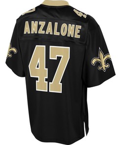 Alex Anzalone New Orleans Saints Nfl Pro Line Team Color Player Jersey - Black