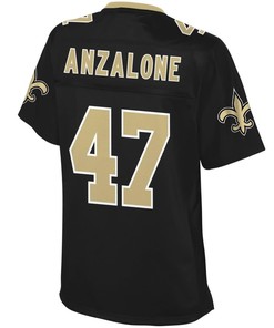 Alex Anzalone New Orleans Saints Nfl Pro Line Womens Team Color Player Jersey - Black