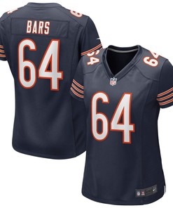 Alex Bars Chicago Bears Womens Game Jersey - Navy Nfl