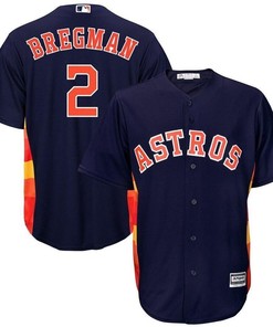 Alex Bregman Houston Astros Big And Tall Cool Base Player Jersey - Navy