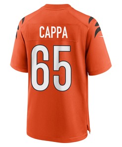 Alex Cappa 65 Cincinnati Bengals Super Bowl LVII Champions Men Alternate Game Jersey - Orange