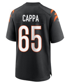 Alex Cappa 65 Cincinnati Bengals Super Bowl LVII Champions Men Game Jersey - Black