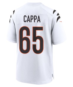 Alex Cappa 65 Cincinnati Bengals Super Bowl LVII Champions Men Game Jersey - White
