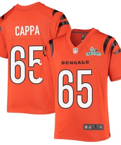 Alex Cappa 65 Cincinnati Bengals Super Bowl LVII Champions Youth Alternate Game Jersey - Black
