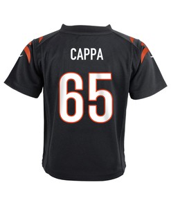 Alex Cappa 65 Cincinnati Bengals Super Bowl LVII Champions Youth Game Jersey - Black