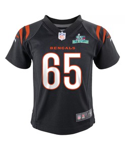 Alex Cappa 65 Cincinnati Bengals Super Bowl LVII Champions Youth Game Jersey - Black