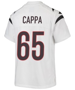Alex Cappa 65 Cincinnati Bengals Super Bowl LVII Champions Youth Game Jersey - White