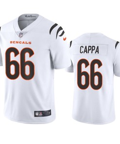 Alex Cappa 66 Cincinnati Bengals White Vapor Limited Jersey