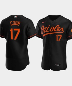 Alex Cobb 17 Baltimore Orioles Black Alternate Jersey