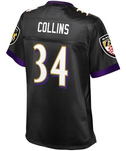 Alex Collins Baltimore Ravens Nfl Pro Line Womens Alternate Player Jersey - Black