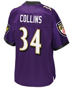 Alex Collins Baltimore Ravens Nfl Pro Line Youth Team Color Player Jersey - Purple