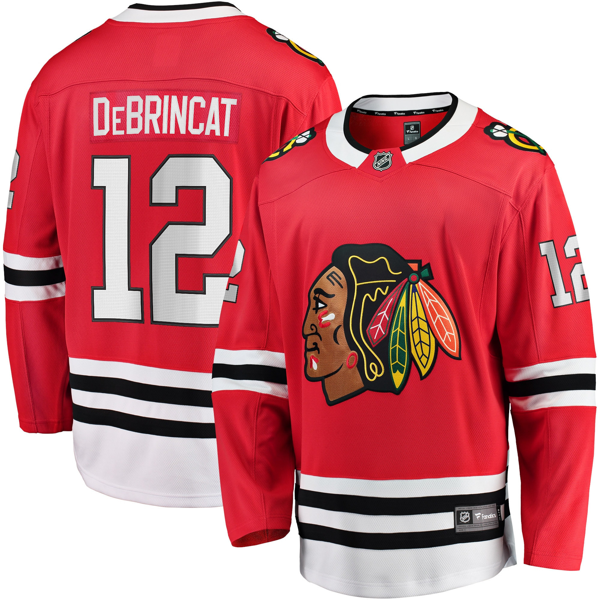 Alex Debrincat Chicago Blackhawks Fanatics Branded Home Team Premier Breakaway Player Jersey - Red Nhl