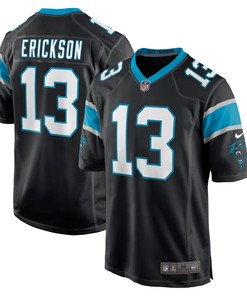 Alex Erickson Carolina Panthers Game Jersey - Black Nfl